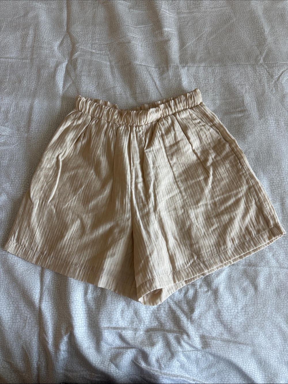Anine Bing Elastic Waist Shorts Sz M